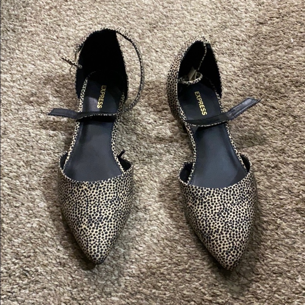 Express Cheetah/leopard print flats